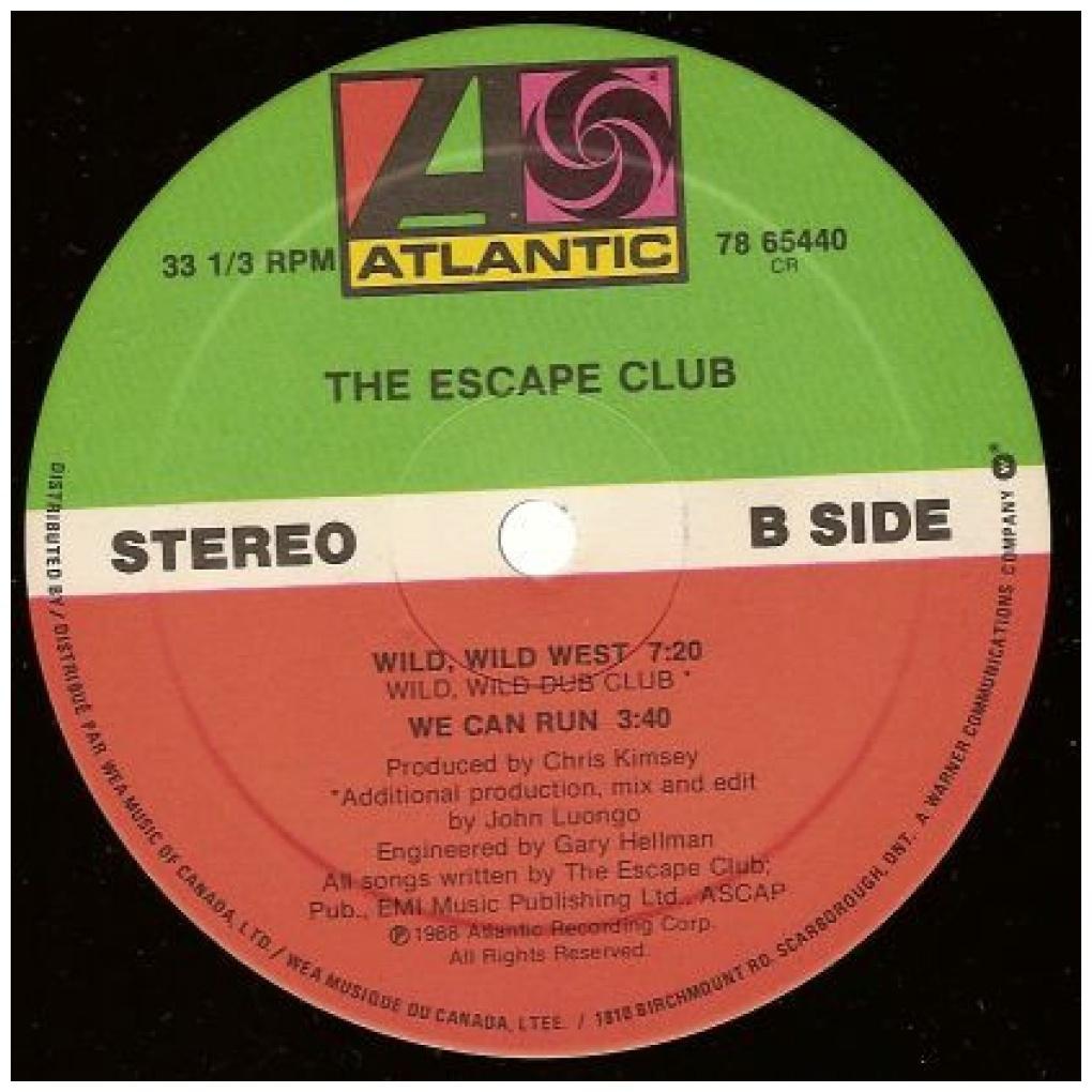 THE ESCAPE CLUB - WILD, WILD WEST | 12'' MAXI SINGLE USADO