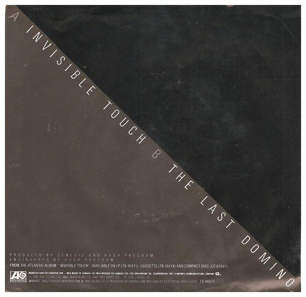 GENESIS - INVISIBLE TOUCH | 12   MAXI SINGLE VINILO