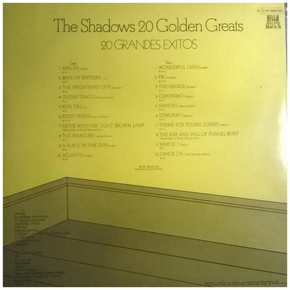 THE SHADOWS - 20 GOLDEN GREATS (2LP) | VINILO USADO