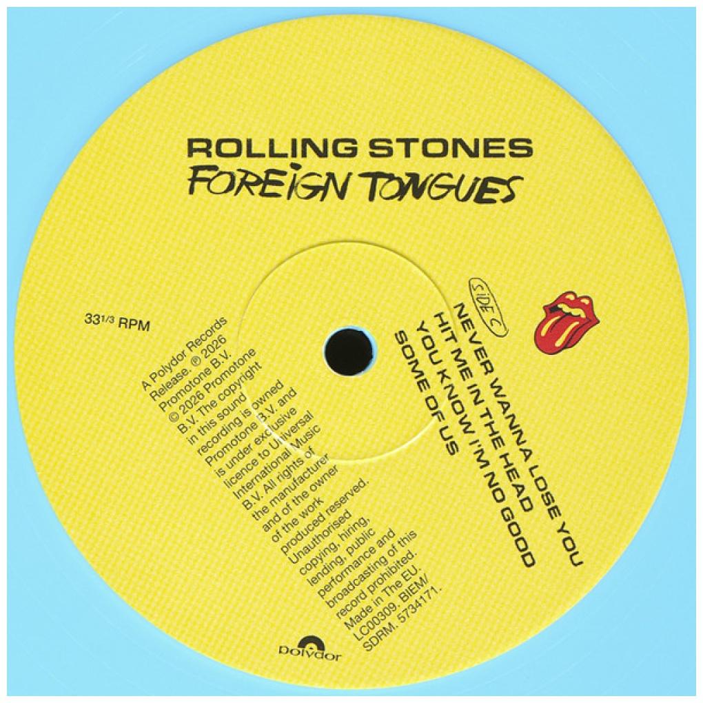 ROLLING STONES - FOREIGN TONGUES (2LP) (BABY BLUE VINYL) | VINILO