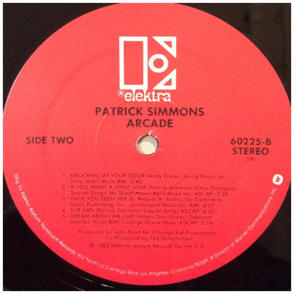 PATRICK SIMMONS - ARCADE | VINILO USADO