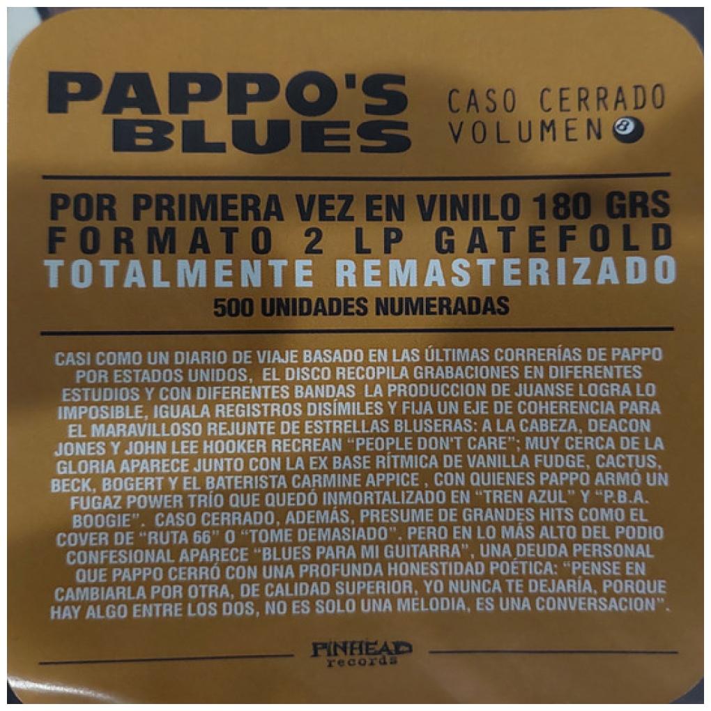 PAPPOS BLUES - CASO CERRADO (2LP) | VINILO