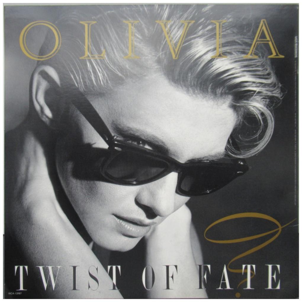 OLIVIA NEWTON-JOHN - LIVIN' IN  DESPERATE TIMES/TWIST OF FATE (PROMO COPY) | 12" MAXI SINGLE VINILO USADO