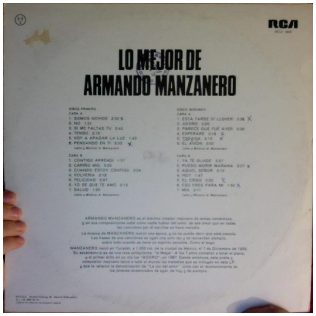 ARMANDO MANZANERO - LO MEJOR (2LP) | VINILO USADO