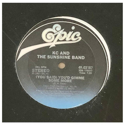 KC - (YOU SAID) YOU D GIMME SOME MORE | 12" MAXI SINGLE VINILO