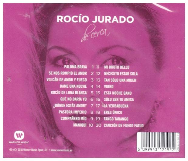 ROCIO JURADO - DE CERCA | CD