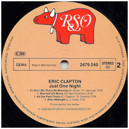 ERIC CLAPTON - JUST ONE NIGHT (2LP) | VINILO USADO
