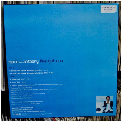 MARC ANTHONY - I'VE GOT YOU | 12'' MAXI SINGLE USADO