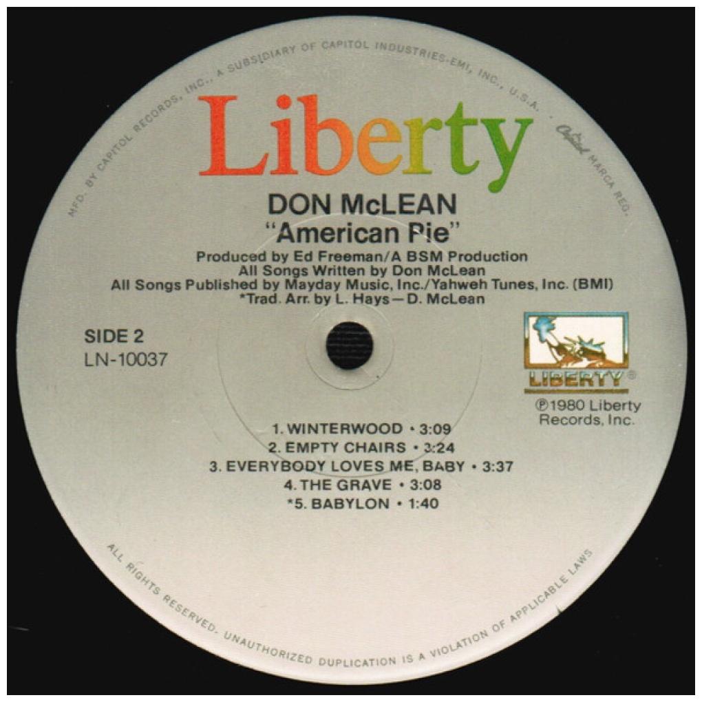 DON McLEAN - AMERICAN PIE | VINILO USADO