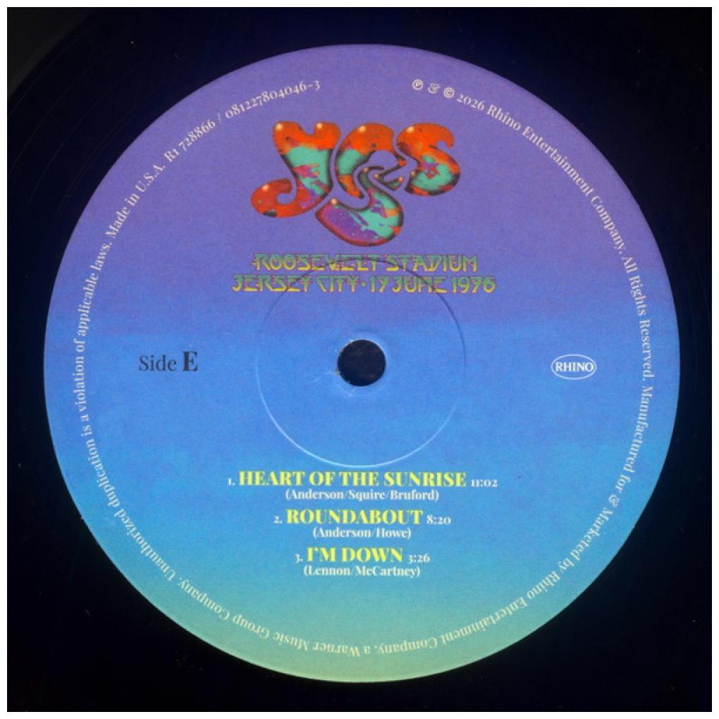 YES - ROOSEVELT STADIUM (JERSEY CITY, NJ, 17 JUNE 1976 LIVE) (3LP) | VINILO