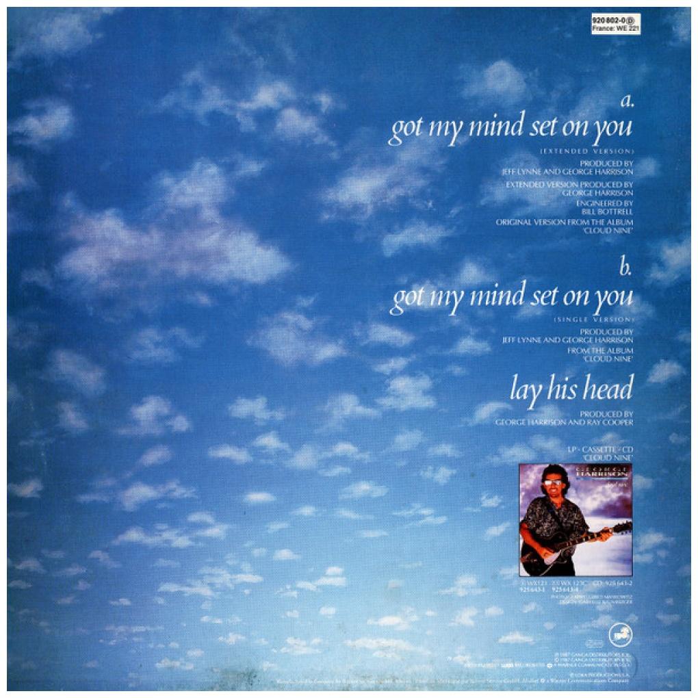 GEORGE HARRISON - GOT MY MIND SET ON YOU | 12'' MAXI SINGLE USADO