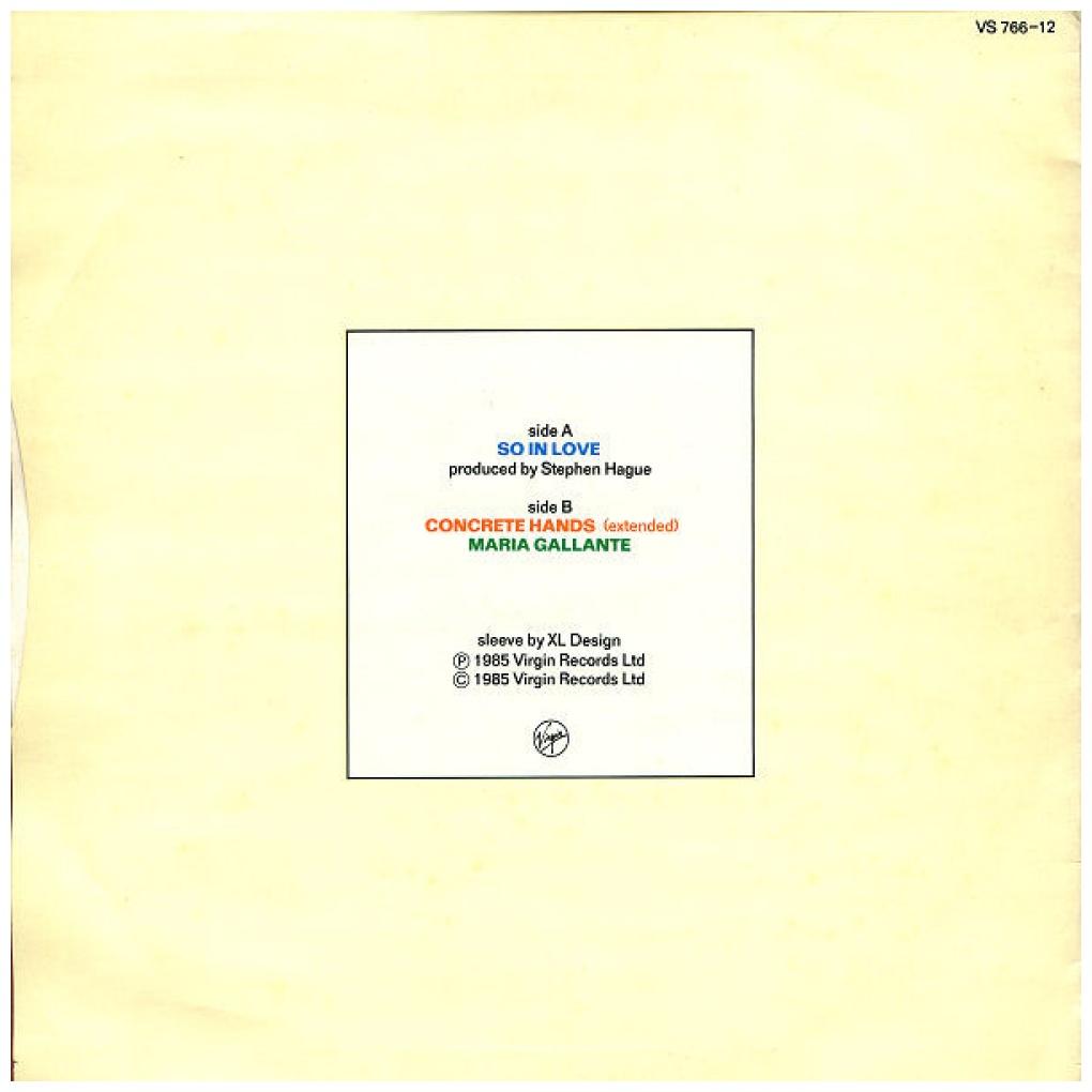 ORCHESTRAL MANOEUVRES IN THE DARK - SO IN LOVE | 12'' MAXI SINGLE USADO