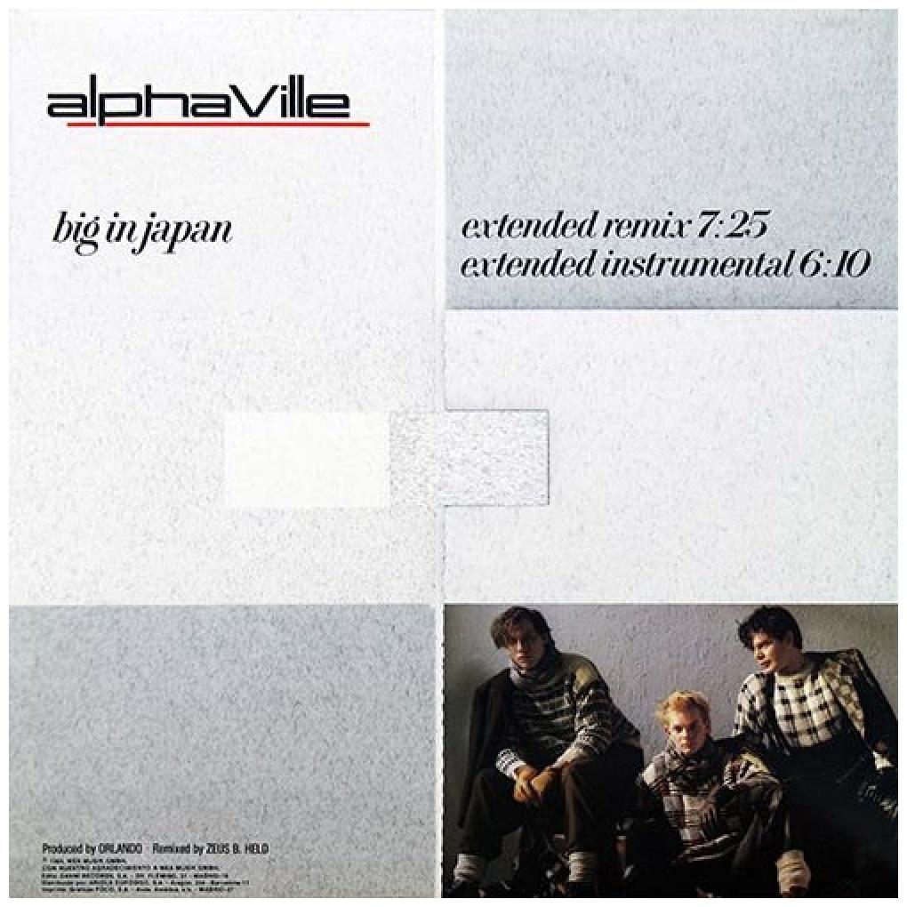 ALPHAVILLE - BIG IN JAPAN | 12'' MAXI SINGLE USADO