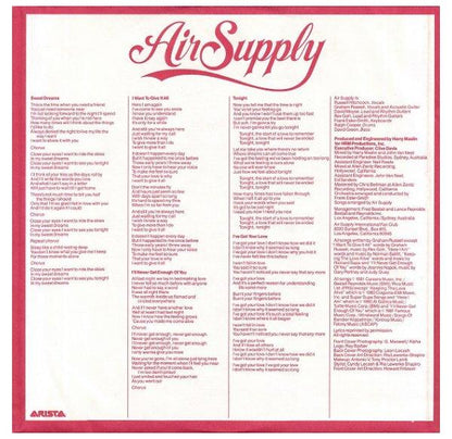 AIR SUPPLY - THE ONE THAT YOU LOVE | VINILO USADO
