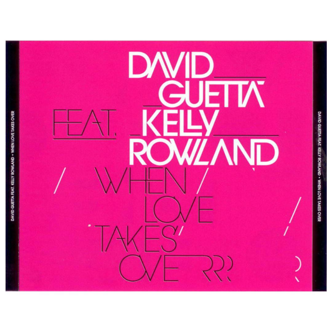 DAVID GUETTA FT. KELLY ROWLAND - WHEN LOVE TAKES OVER | CD SINGLE USADO