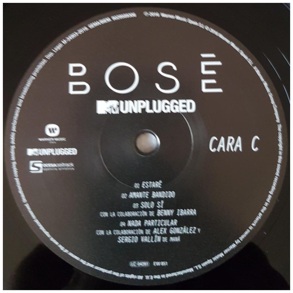 MIGUEL BOSE - MTV UNPLUGGED (2LP) | VINILO