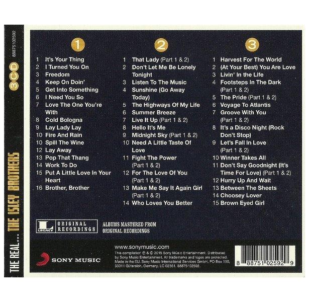 ISLEY BROTHERS - REAL ISLEY BROTHERS (3CD) | CD