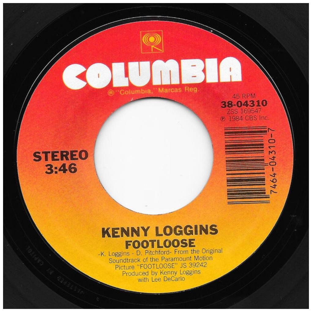 KENNY LOGGINS - FOOTLOOSE | 7" SINGLE USADO