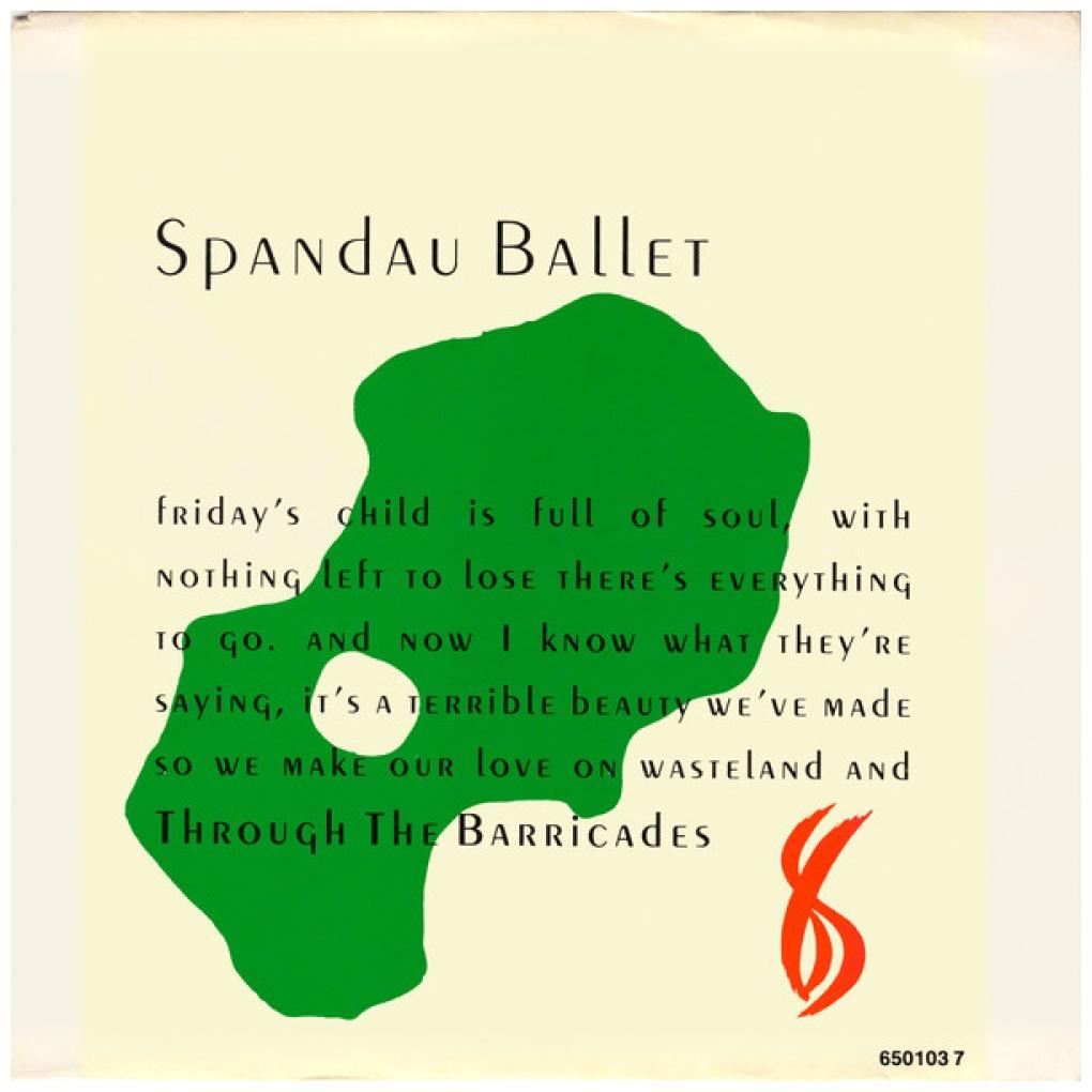 SPANDAU BALLET - THROUGH THE BARRICADES | 7" SINGLE USADO