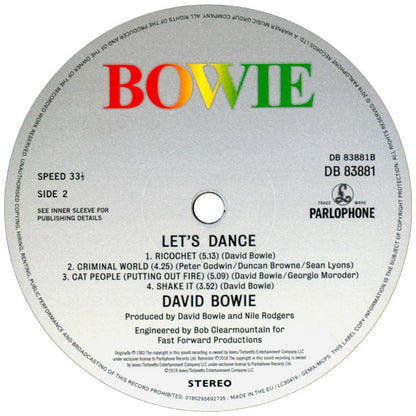 DAVID BOWIE - LET'S DANCE (REMASTERED EDITION) | VINILO