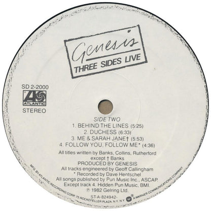 GENESIS - THREE SIDES LIVE (2LP) | VINILO USADO