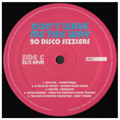 DONT LEAVE ME THIS WAY - 20 DISCO SIZZLERS (2LP) | VINILO