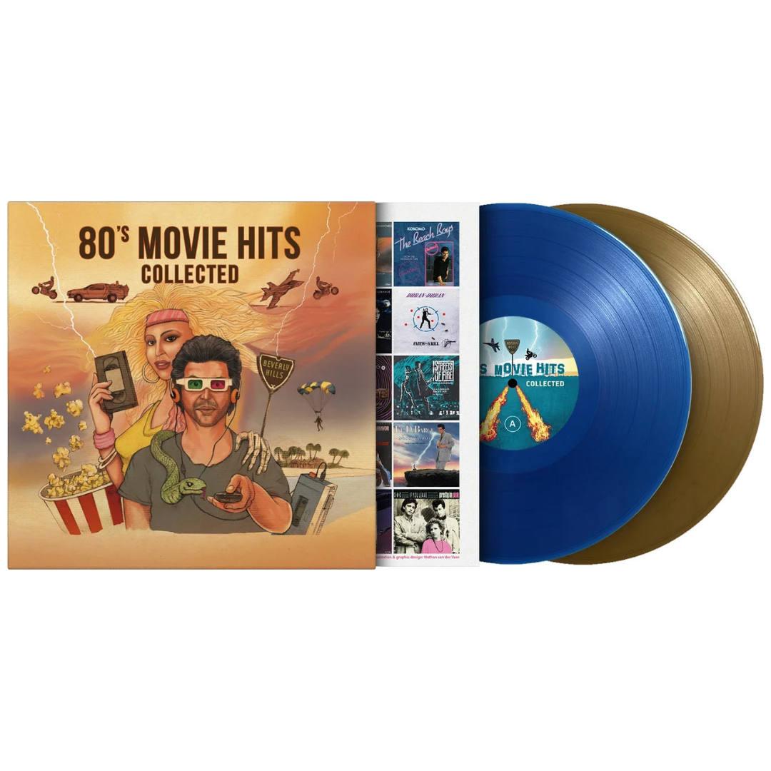 80 S MOVIE HITS - COLLECTED (2LP) (BLUE & GOLD VINYL) | VINILO