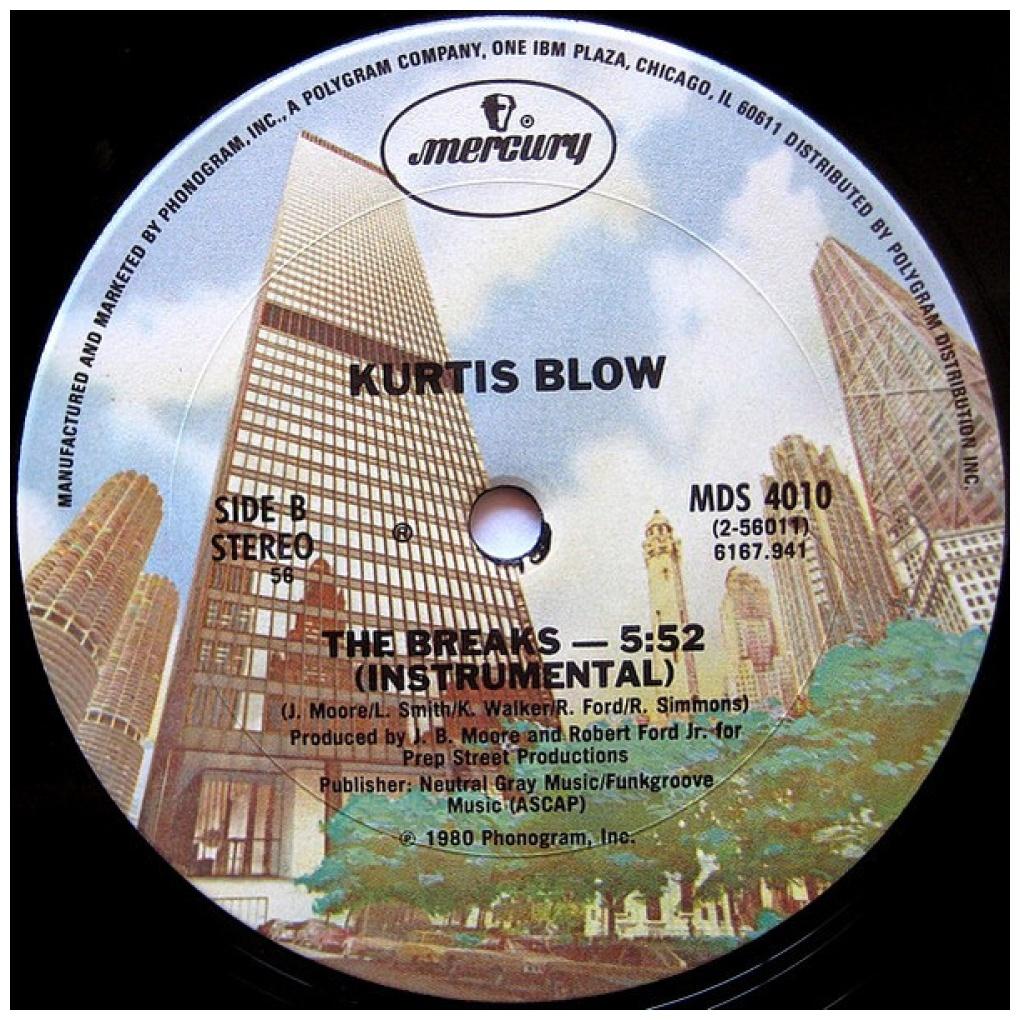 KURTIS BLOW - THE BREAKS | 12'' MAXI SINGLE USADO