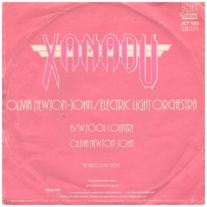 OLIVIA NEWTON JOHN  & ELECTRIC LIGHT ORCHESTRA - XANADU | 7" SINGLE USADO