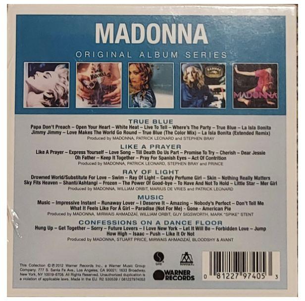 MADONNA - ORIGINAL ALBUMS SERIES (5CD) | CD