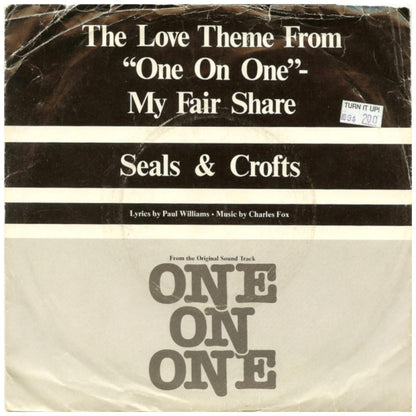 SEALS & CROFTS - THE LOVE THEME FROM ONE ON ONE (PROMO COPY) | 7" SINGLE USADO
