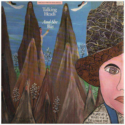 TALKING HEADS - AND SHE WAS | 12'' MAXI SINGLE USADO