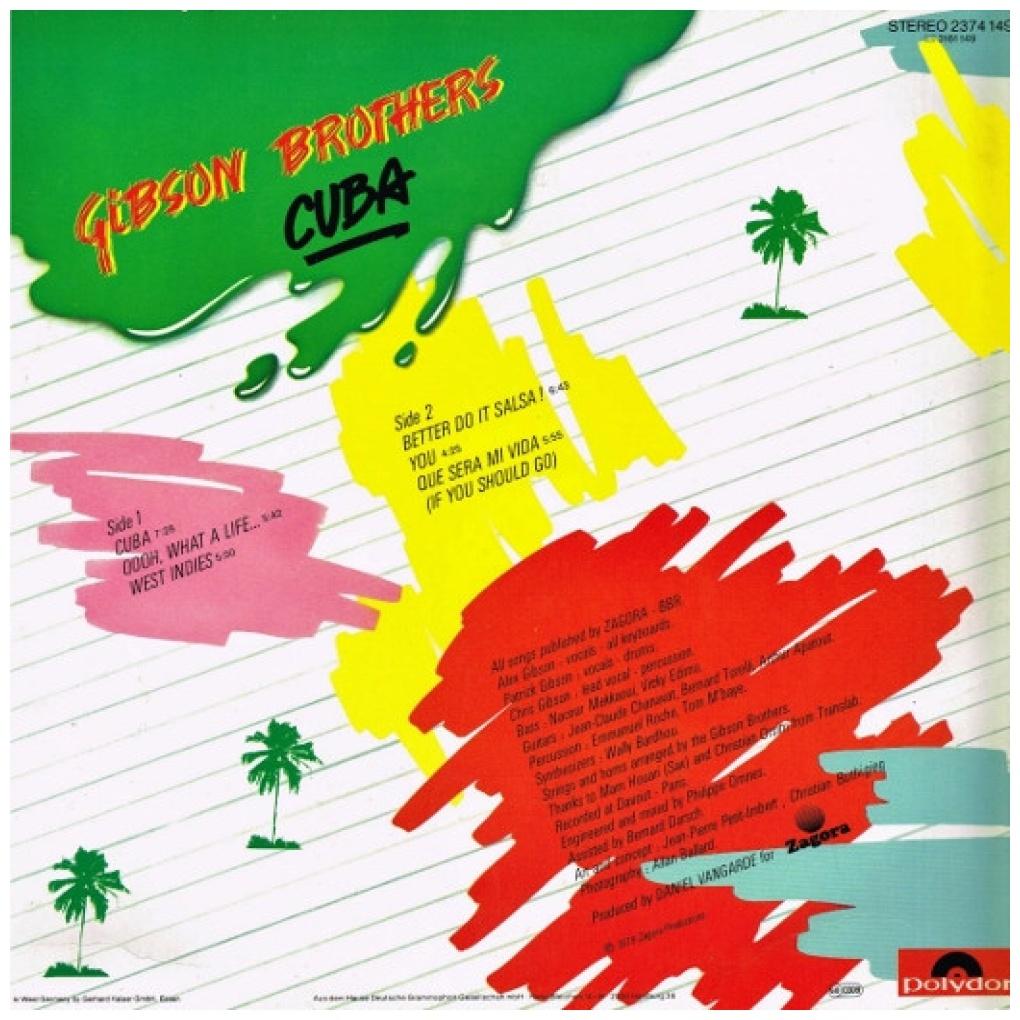 GIBSON BROTHERS - CUBA | VINILO USADO