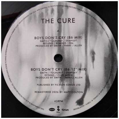 CURE - BOYS DON'T CRY (86 MIX) (NUEVO/SELLADO) | 12'' MAXI SINGLE