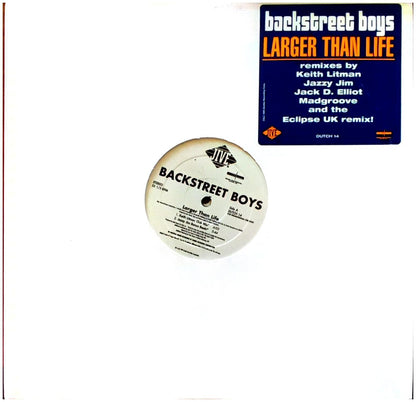 BACKSTREET BOYS - LARGER THAN LIFE (2LP) | 12 MAXI SINGLE USADO