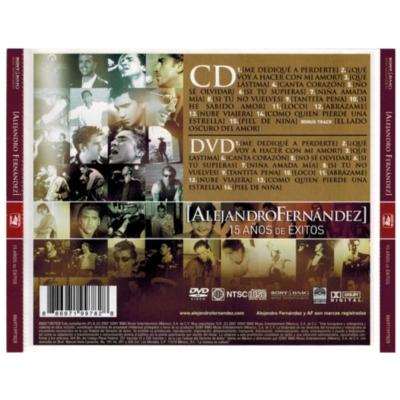 FERNANDEZ,ALEJANDRO - 15 ANOS DE EXITOS (CD+DVD) | CD