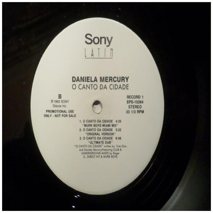 DANIELA MERCURY - O CANTO DA CIDADE (2LP) (VDE-NUEVO/SELLADO) (PROMO COPY) | 12'' MAXI SINGLE USADO