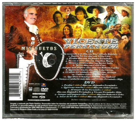 VICENTE FERNANDEZ - MIS DUETOS (CD+DVD)