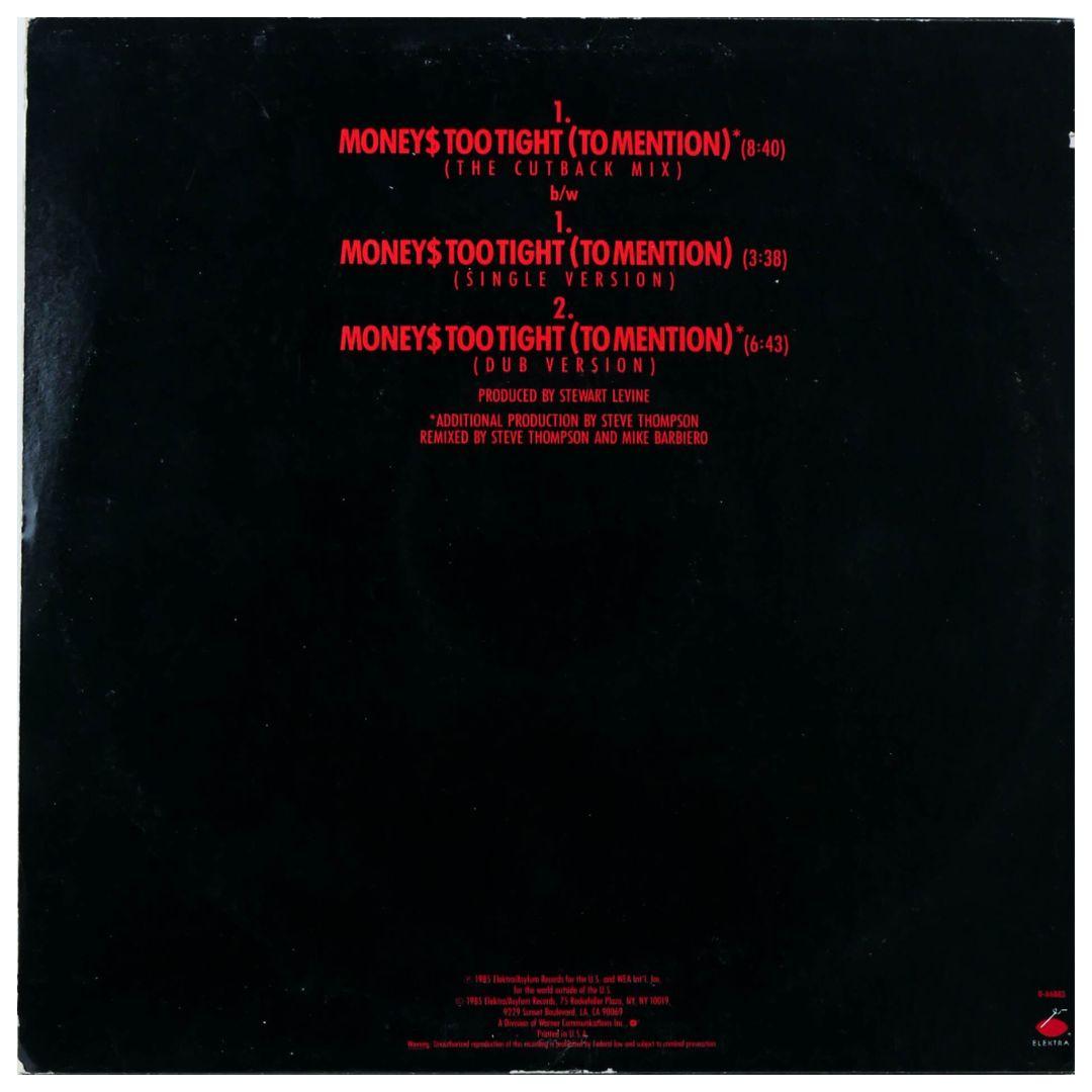 SIMPLY RED - MONEY$ TOO TIGHT (TO MENTION) | 12" MAXI SINGLE USADO