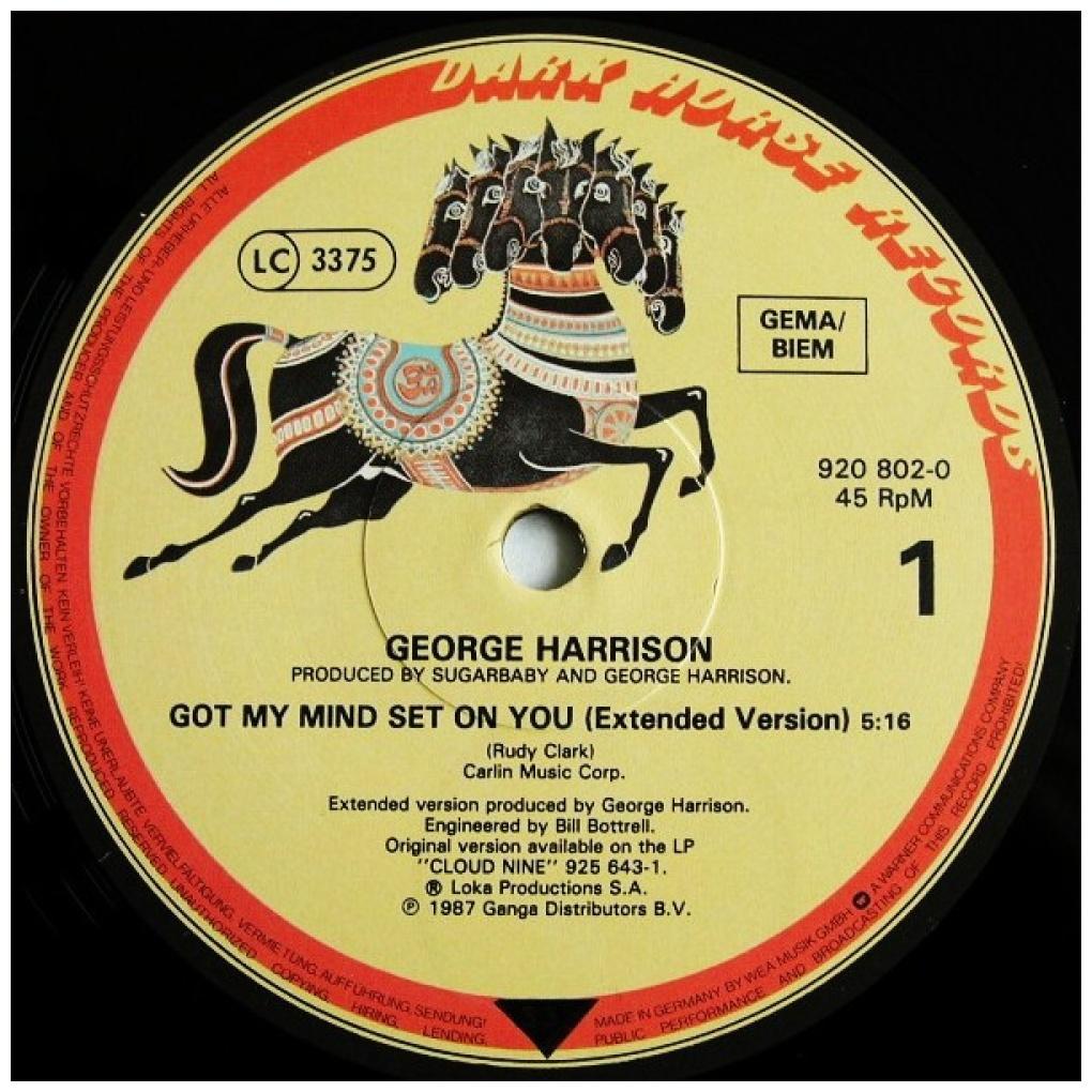 GEORGE HARRISON - GOT MY MIND SET ON YOU | 12'' MAXI SINGLE USADO