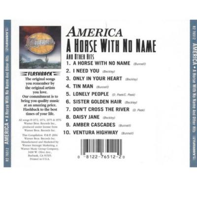 AMERICA - A HORSE WITH NO NAME OTHER HITS | CD