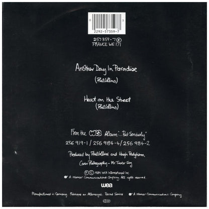 PHIL COLLINS - ANOTHER DAY IN PARADISE | 7" SINGLE USADO