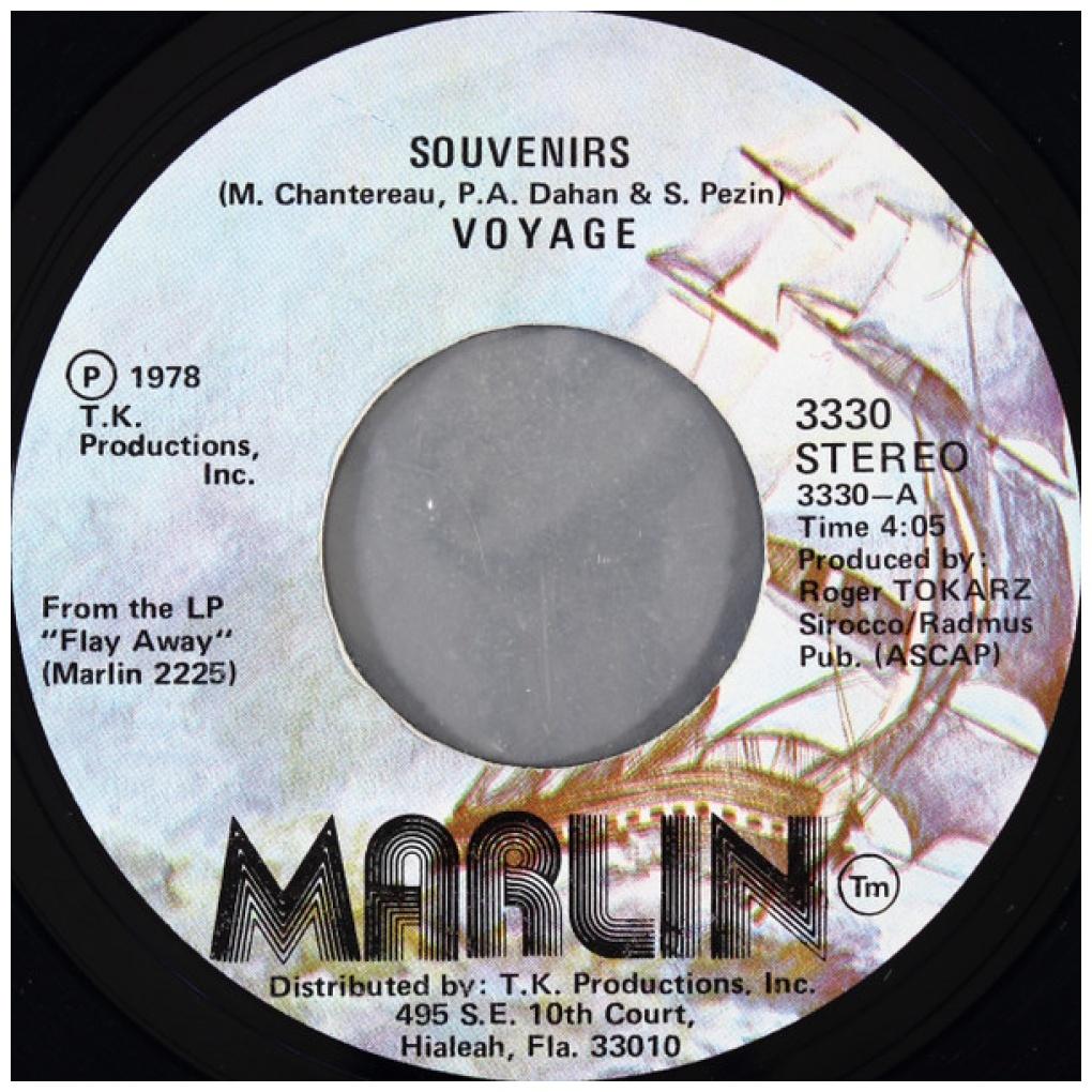 VOYAGE - SOUVENIRS | 7" SINGLE USADO