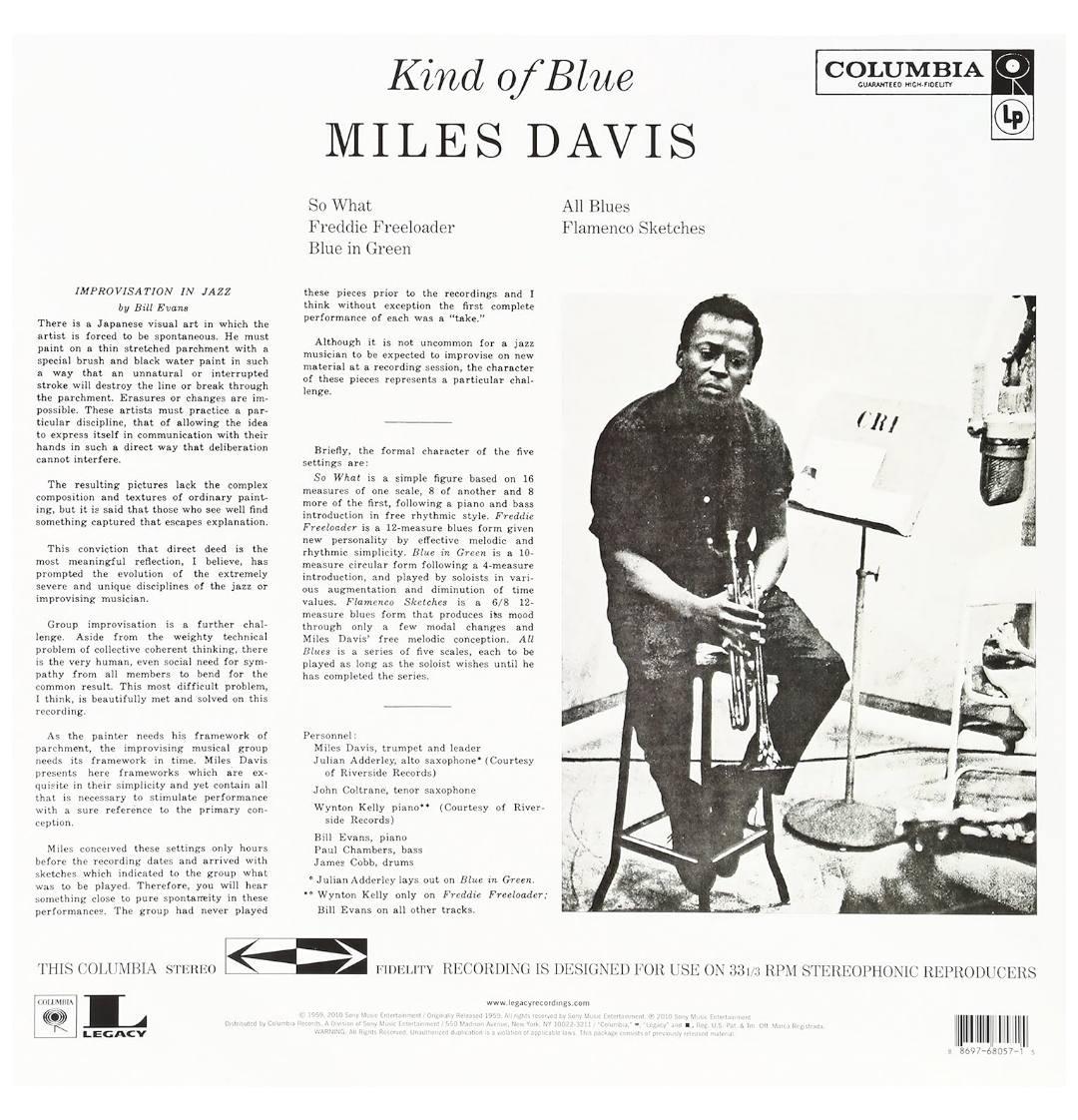 MILES DAVIS - KIND OF BLUE (BLUE VINYL) | VINILO
