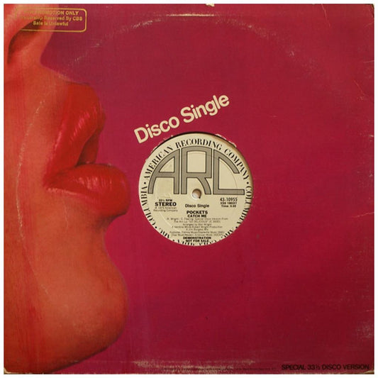 POCKETS - CATCH ME (PROMO COPY) | 12'' MAXI SINGLE USADO