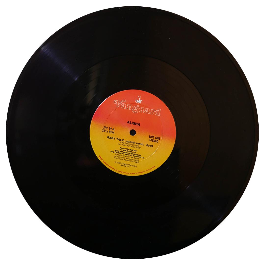 ALISHA - BABY TALK | 12" MAXI SINGLE USADO