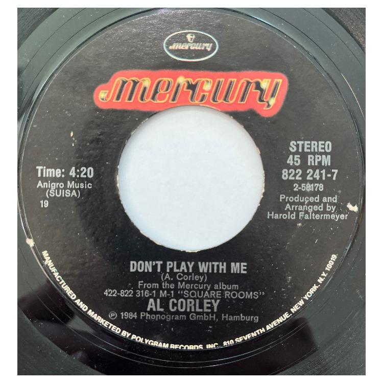 AL CORLEY - SQUARE ROOMS | 7" SINGLE VINILO USADO