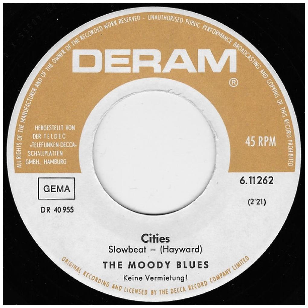 MOODY BLUES - NIGHTS IN WHITE SATIN | 7" SINGLE USADO