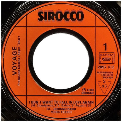 VOYAGE - I DON'T WANT TO FALL IN LOVE AGAIN | 7" SINGLE USADO
