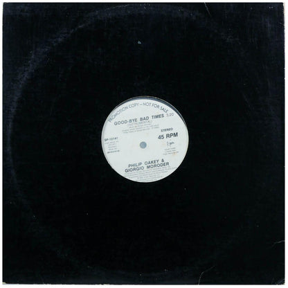 PHILIP OAKEY & GEORGIO MORODER - GOOD-BYE BAD TIMES (PROMO) | 12" MAXI SINGLE USADO